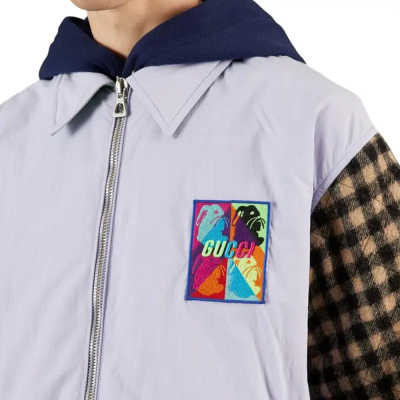 GUCCI SS23 Jackets Coats Men's Light Blue-2