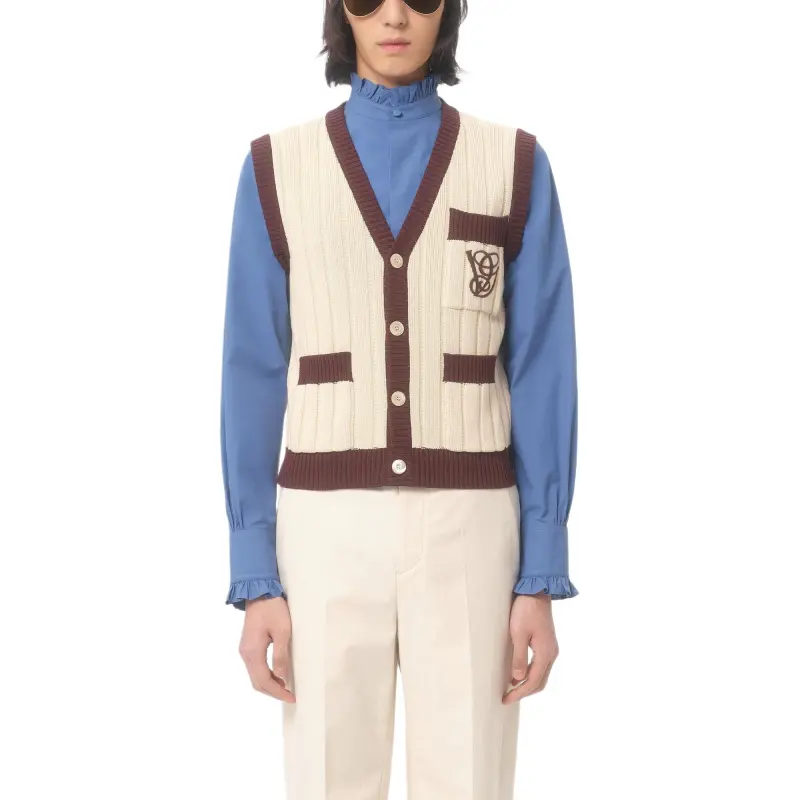 Valentino SS25 Tank Top Men's Ecru-2