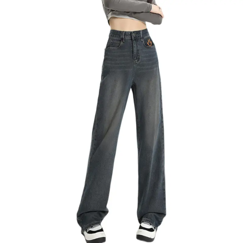 Weixi Jeans Women's Cement Blue-3