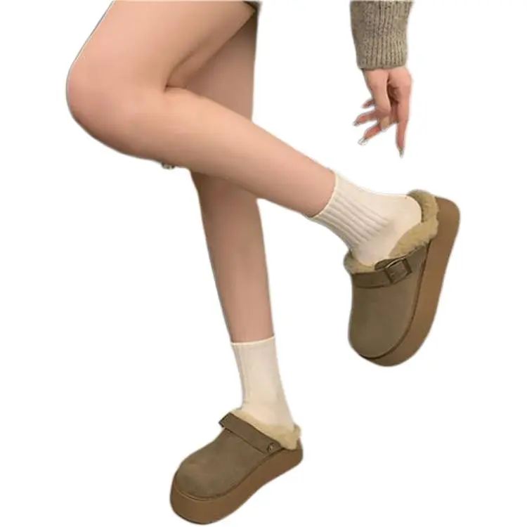 Qiao Anju Home Slippers Khaki, Light Brown-7