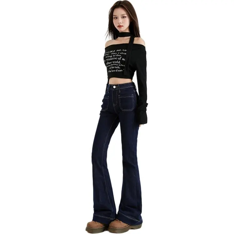Kazakhstan Jeans Women's Denim Blue-1