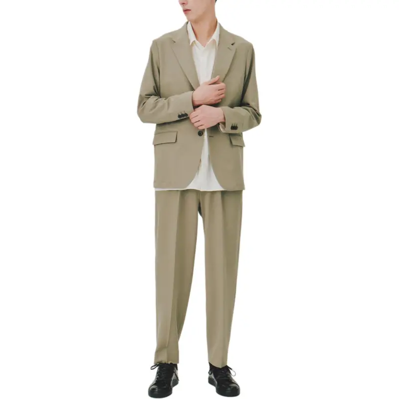UNITED TOKYO SS25 Casual Pants Men's Gray Beige-1