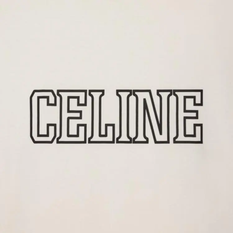 CELINE T Shirts Men White-3