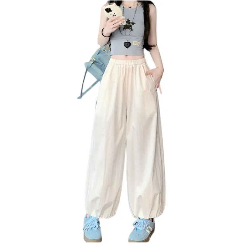 Flowers In Water Casual Pants Women's-1