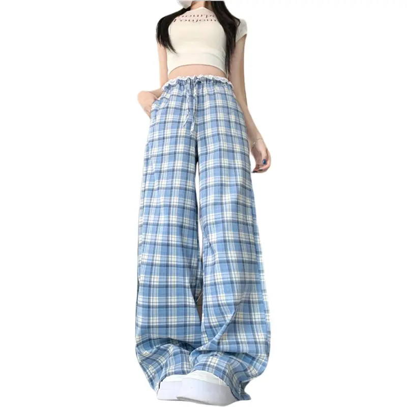 GOSO Casual Pants Women's Blue-2