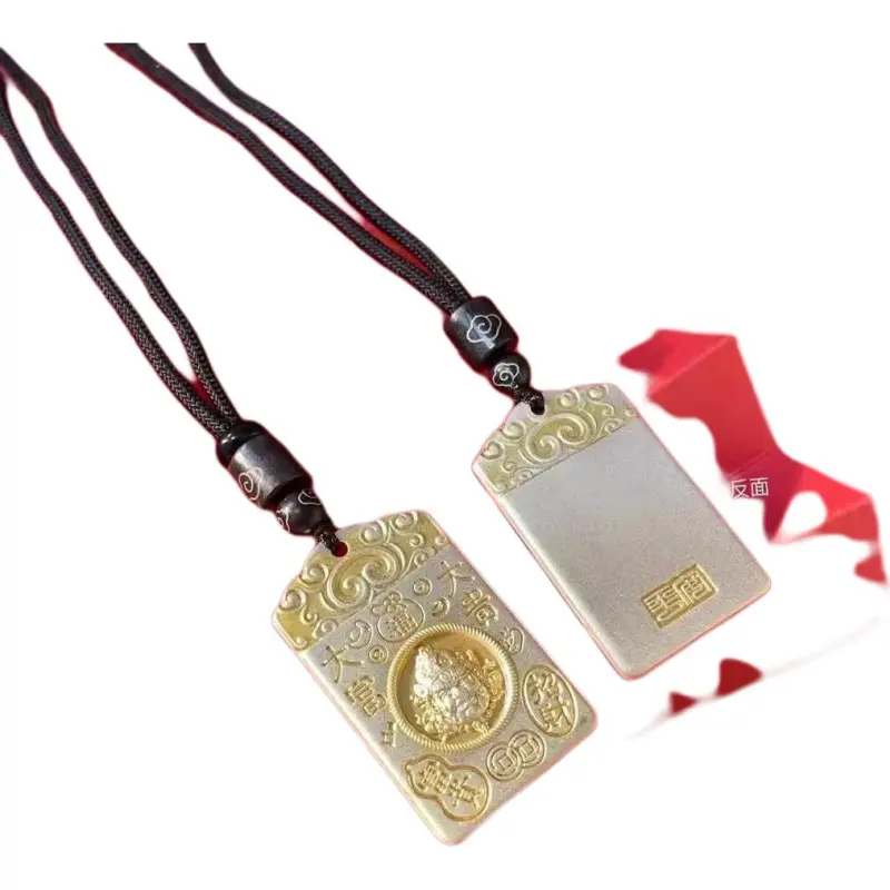 LIUXIN 999 Fine Silver Pendants Unisex-4