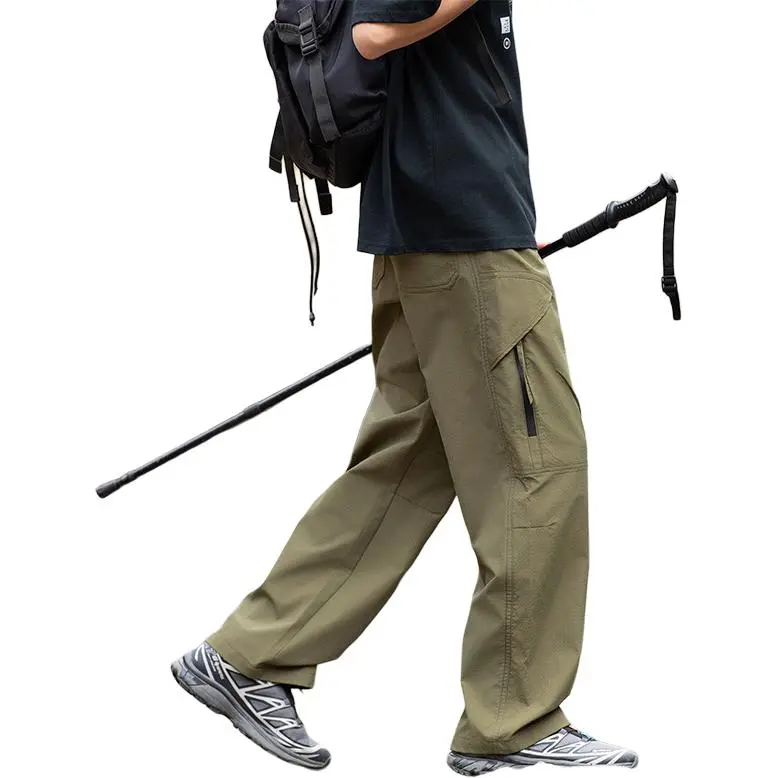 WOOD SOON Casual Pants Unisex-5
