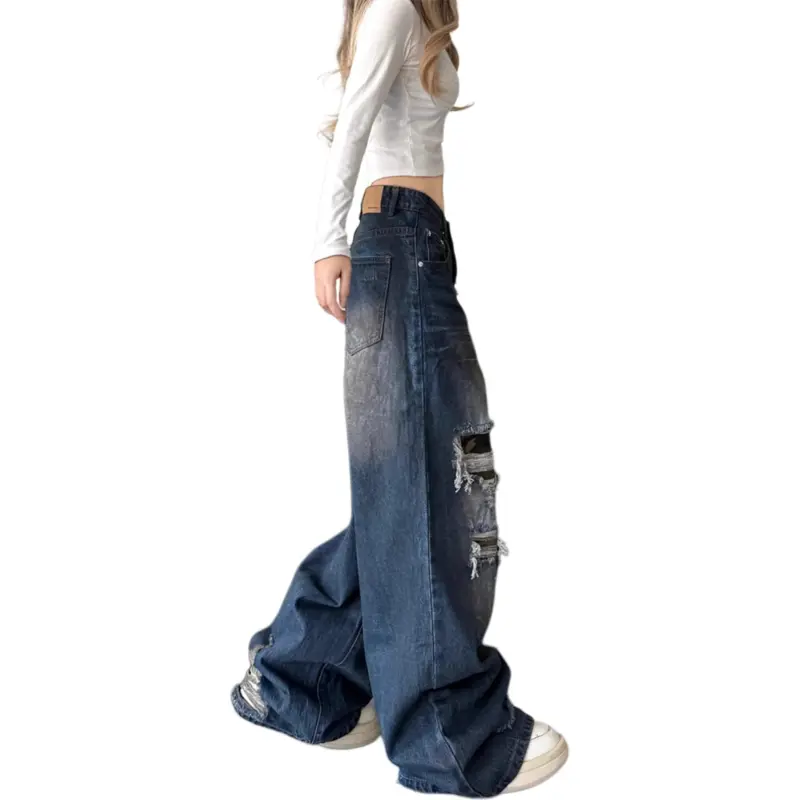 KVIV Jeans Men Vintage Blue -3