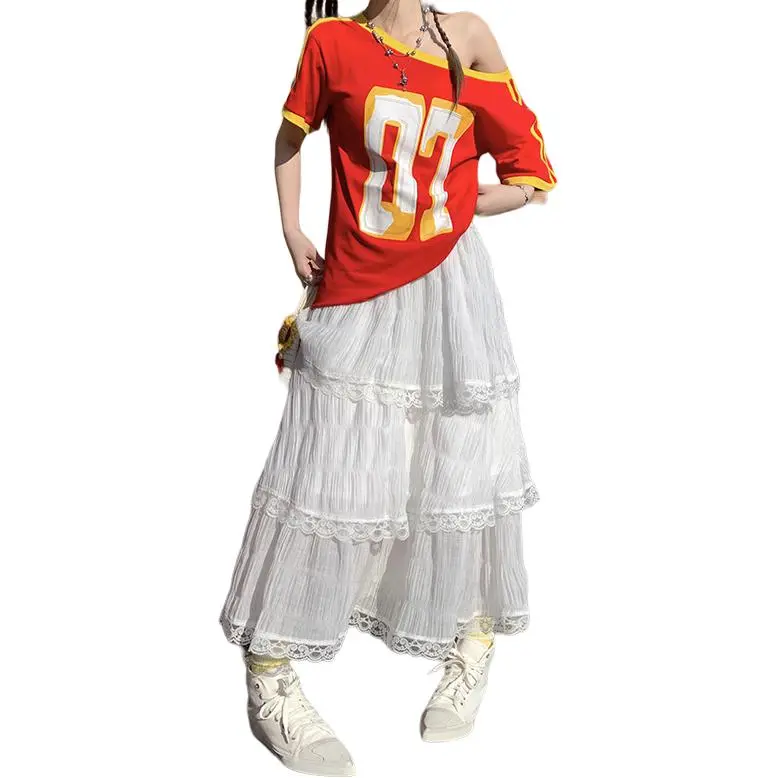 Kazakhstan Casual Long Skirts Women's-4