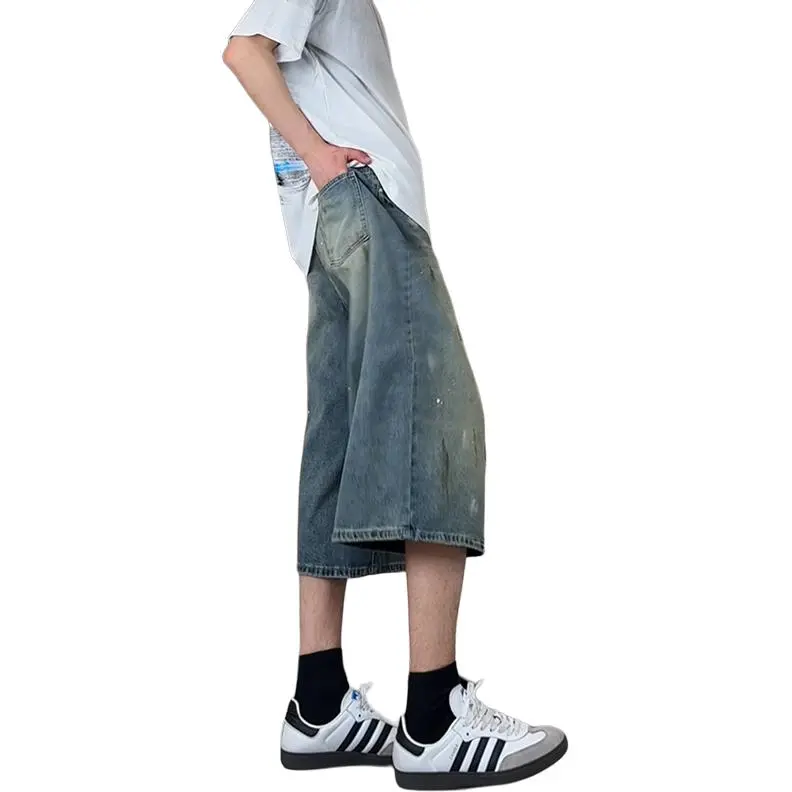FCB ARCELONA Denim Shorts Unisex Nostalgic Blue-3