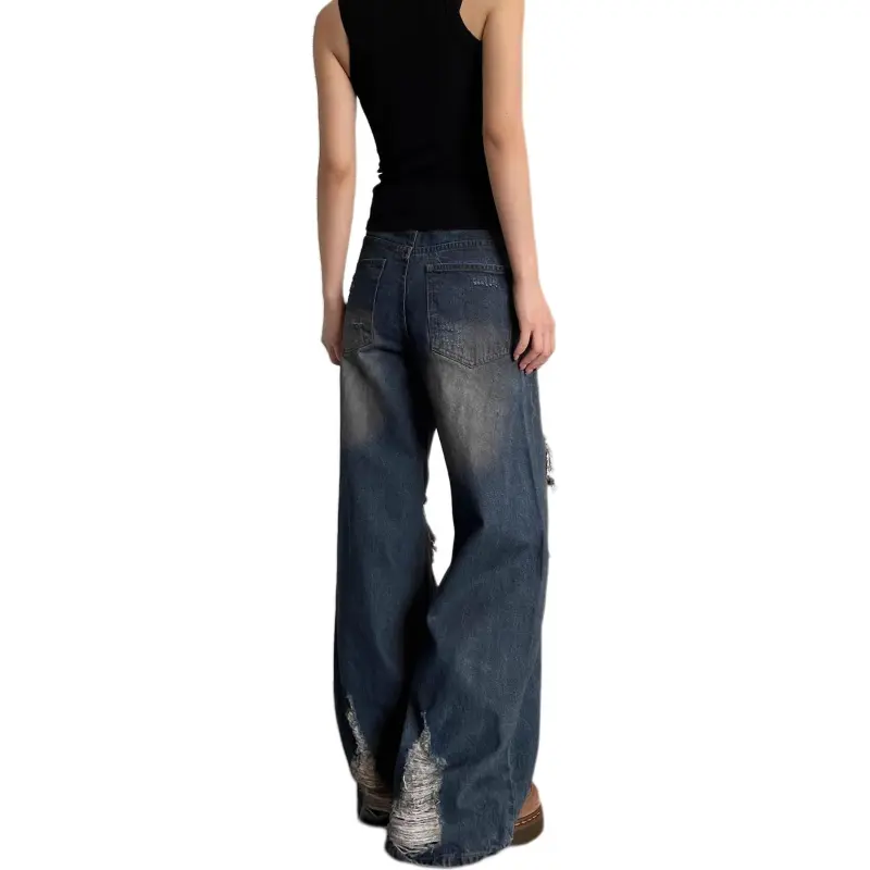 KVIV Jeans Men Vintage Blue -4
