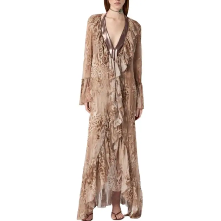 Blumarine Leopard print Fluid Dress-2