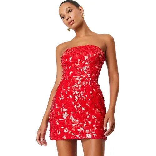 ELLIATTCOLLECTIVE Sleeveless Dress Women's Red