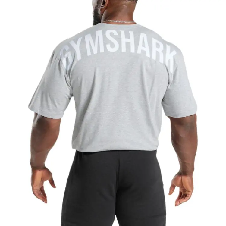 GYMSHARK T Shirt Men's Light Gray-1