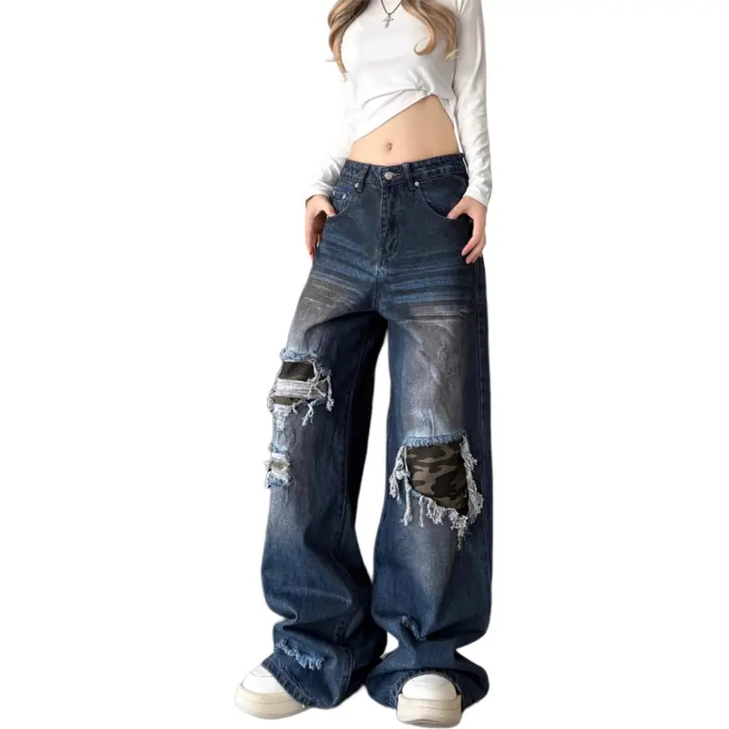 KVIV Jeans Men Vintage Blue -1