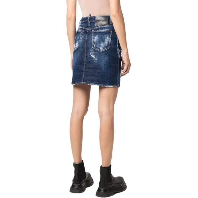 DSQUARED 2 Denim Short Skirts Women's Blue-4