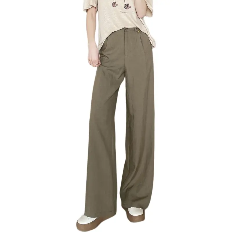 Weixi Casual Pants Women's Khaki-2