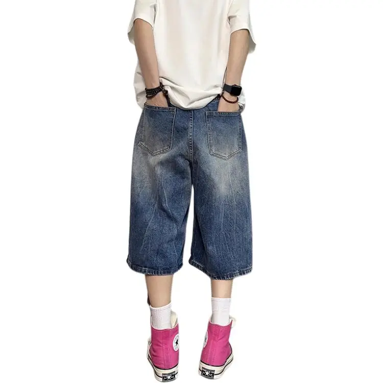 CORNILOT Denim Shorts Unisex Blue-1