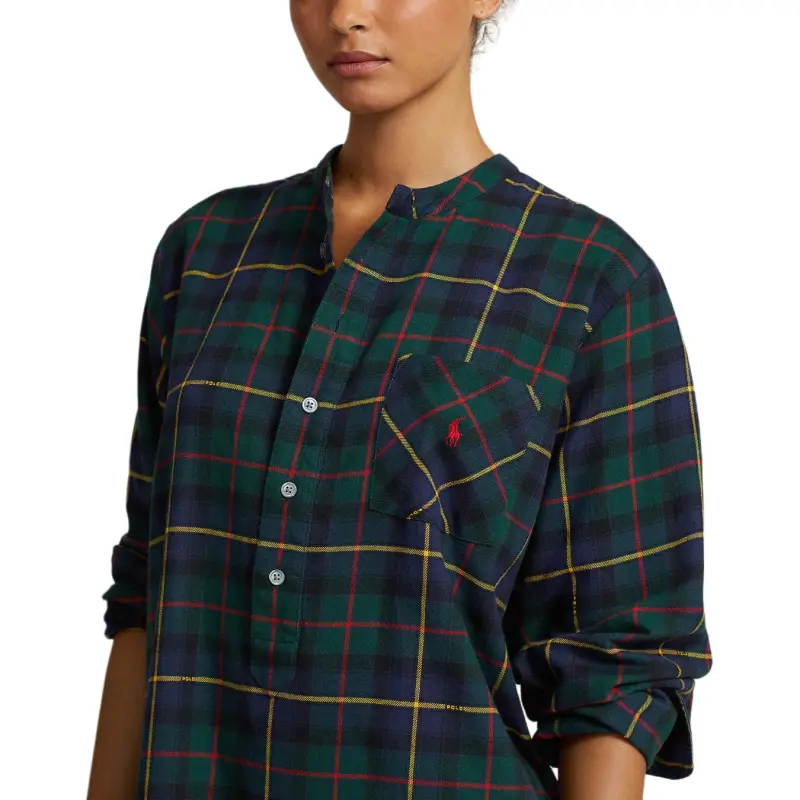 Polo Ralph Lauren FW24 Pajama Top Women's Green-4
