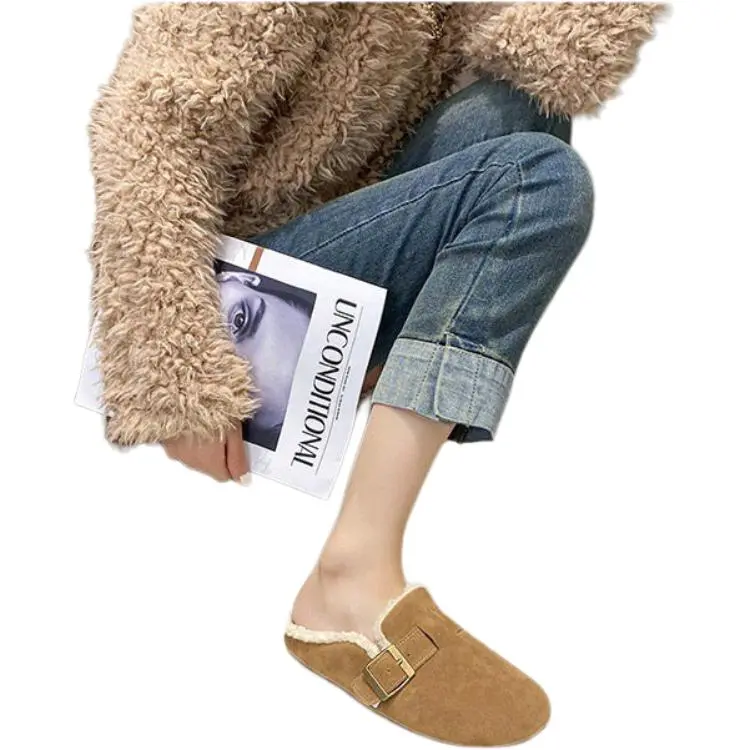 Qiao Anju Home Slippers Khaki/Beige/Brown-5