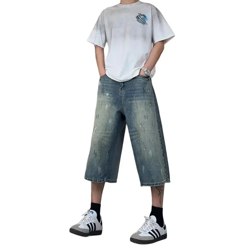 FCB ARCELONA Denim Shorts Unisex Nostalgic Blue-4