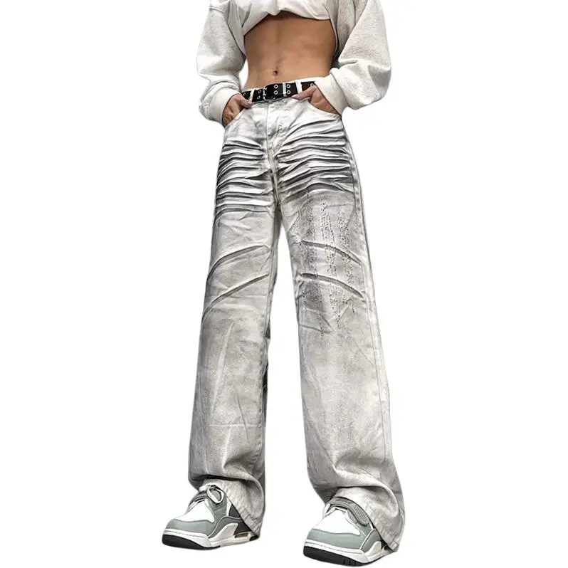 UPXIW Jeans Unisex White-1