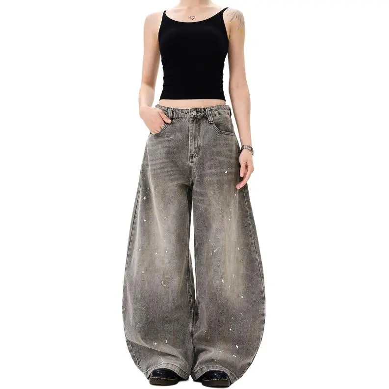 Ordifen Jeans Women's Gray-1