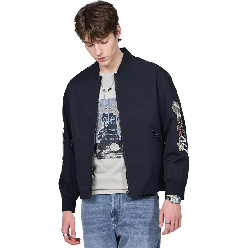 FAIRWHALE Jackets Coats Men's Pure Black-3