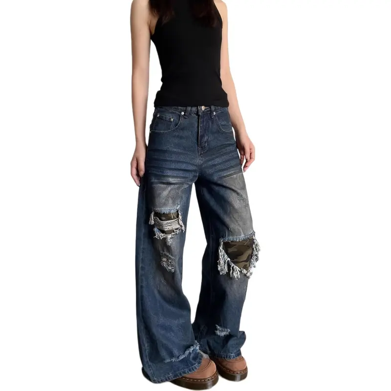 KVIV Jeans Men Vintage Blue -2