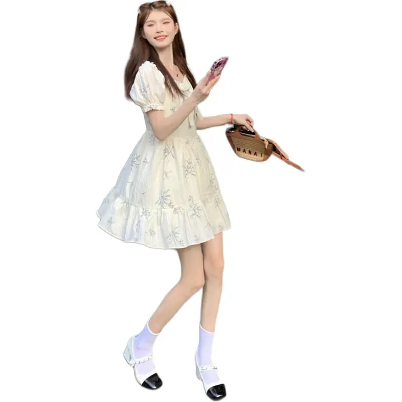 GOSO Short Sleeved Dresses Women's Image Color-4
