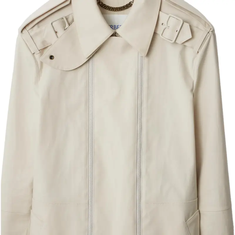 Burberry Cotton Trench Jacket-5