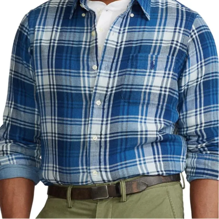 Polo Ralph Lauren Shirt Men's Blue White-3