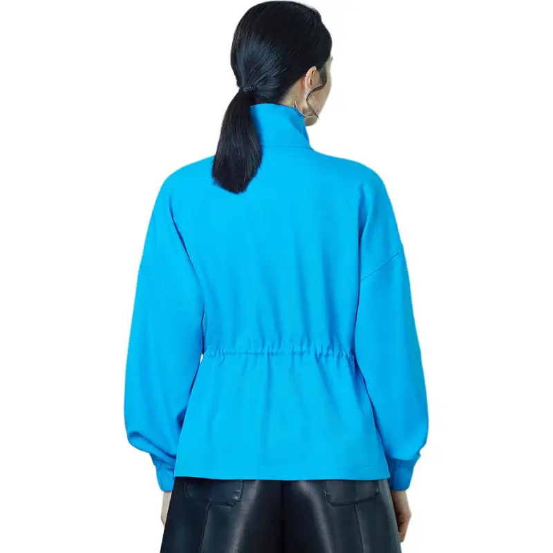 BBLLUUEE Trench Coat Women's Coral Blue-1
