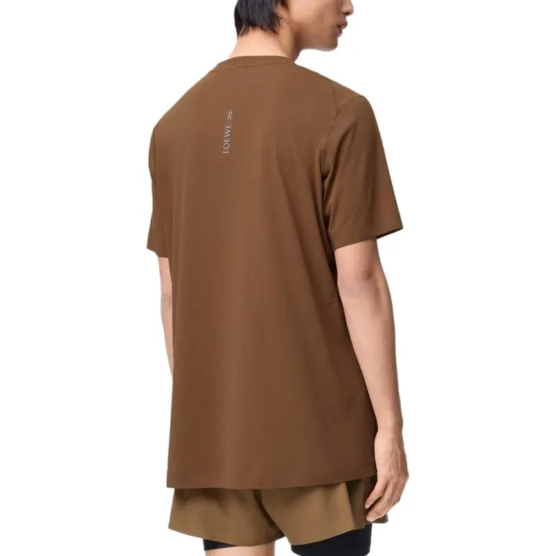 LOEWE x On SS25 T Shirt Unisex Brown-3