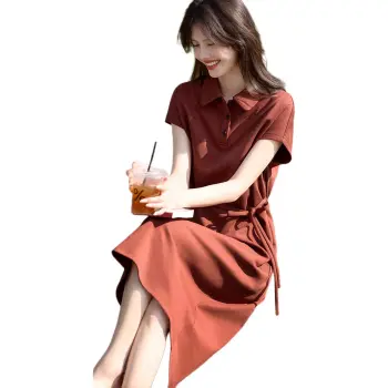 XWI Short Sleeved Dress Women's Ancora Red