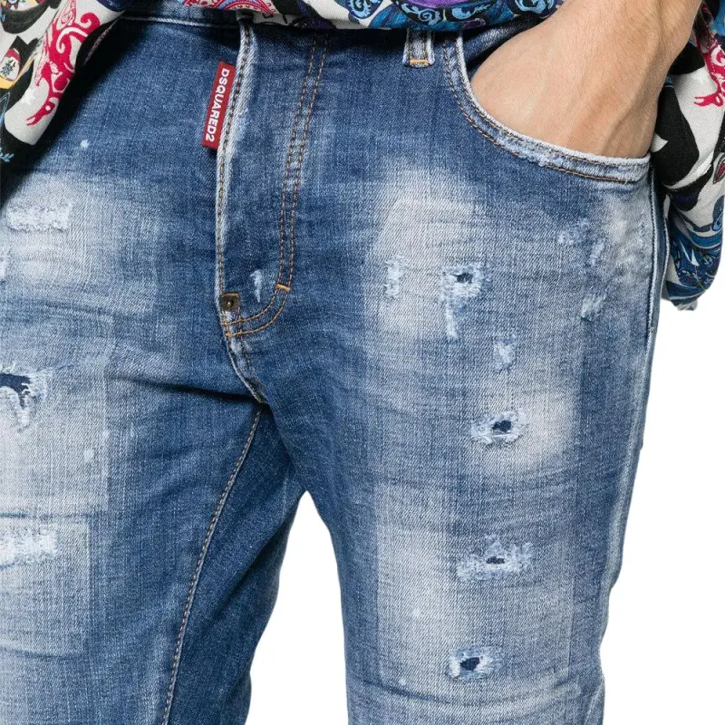 DSQUARED 2 Distressed Super Twinky Skinny Jeans-5