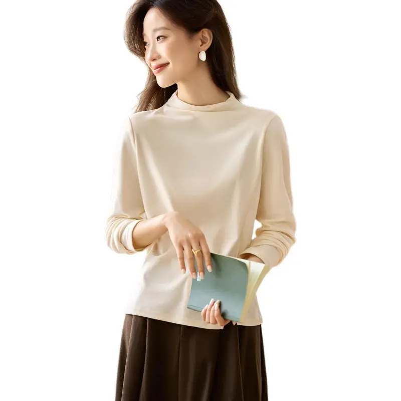Mo Han Yi Mei Knitwear Women's Ecru-4