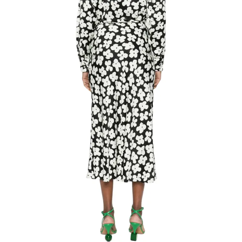 MSGM Floral print Midi Skirt-2