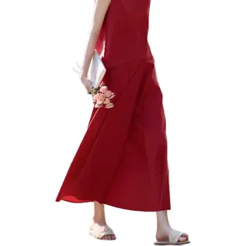 XWI Two Piece Skirt Sets Women's Red