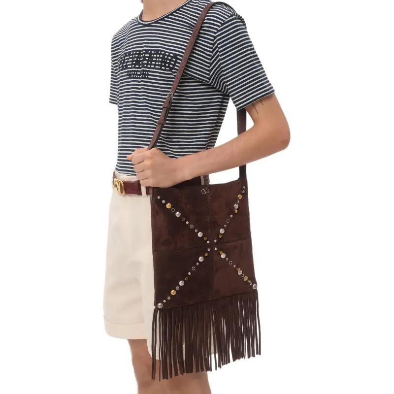 Valentino Striped Crewneck T Shirt-5
