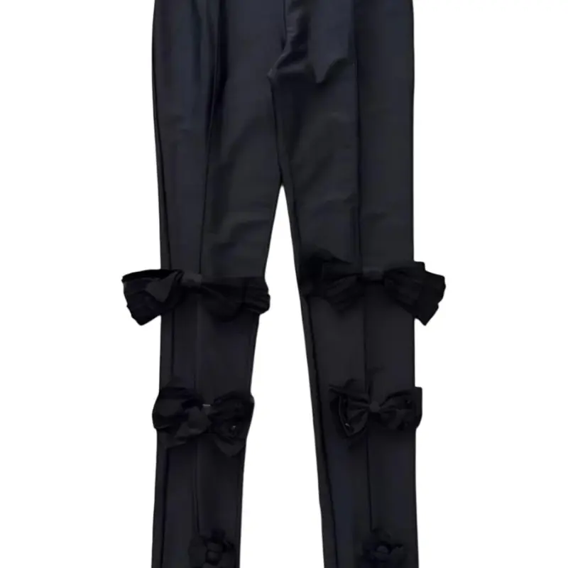 CHANEL Leggings Women's Black-1