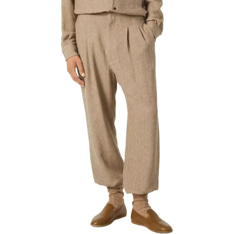 Loro Piana Casual Pants Men's Brown-3