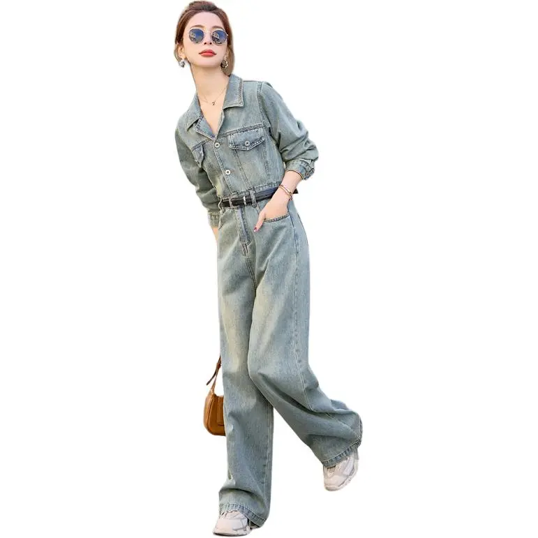 Fele.d Jumpsuits Women's Blue-1