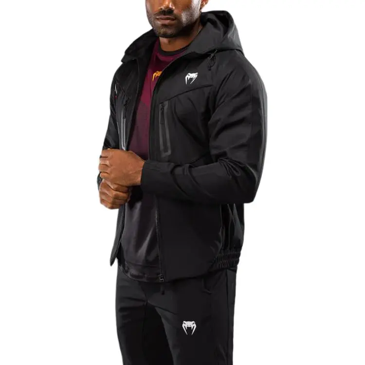 VENUM SS25 Jacket Men's Black/Flame Red-4