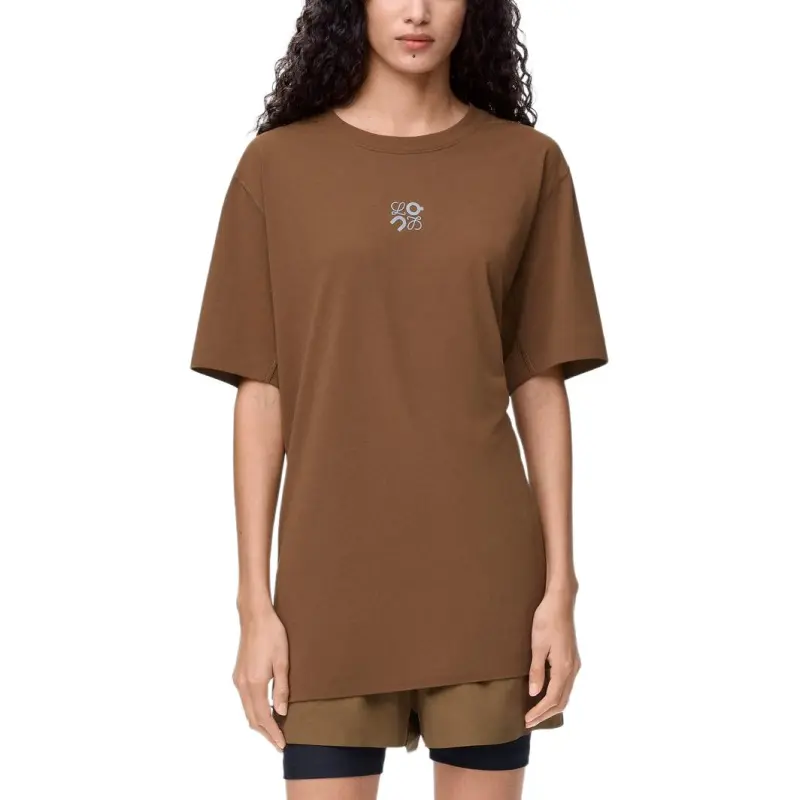 LOEWE x On SS25 T Shirt Unisex Brown-2