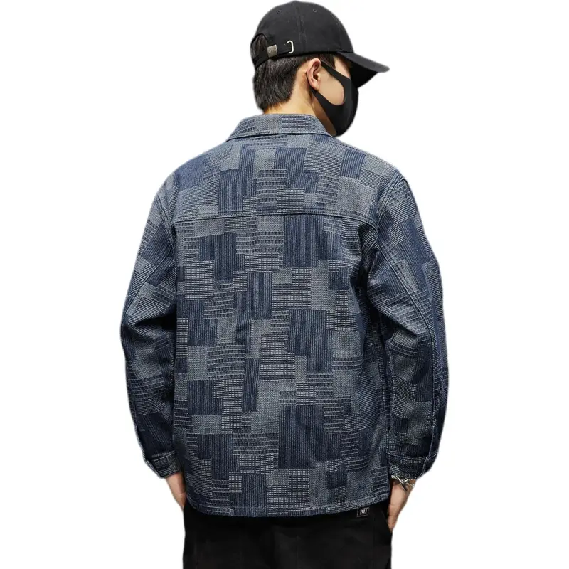 Tonlion Denim Jacket Unisex Blue Tone-1