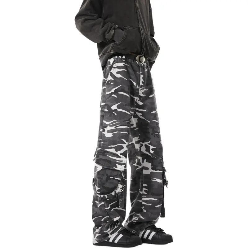 GWAF Casual Pants Unisex Camouflage-5