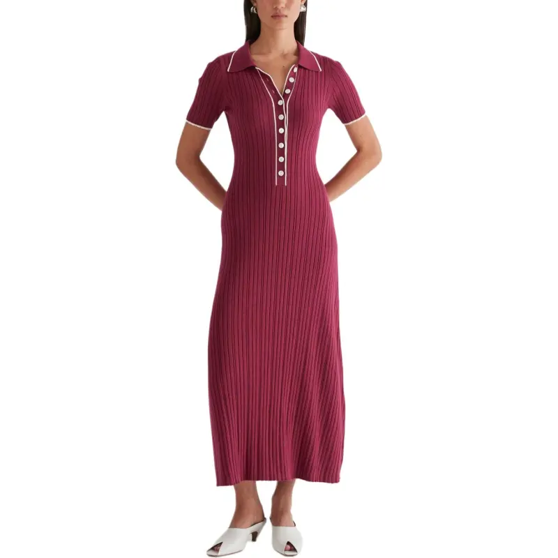 Anna Quan Penelope Knitted Maxi Dress-2
