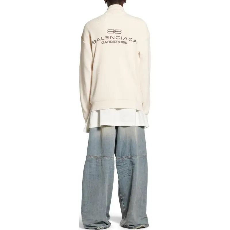 Balenciaga Interwined Zip Up Jacket-3