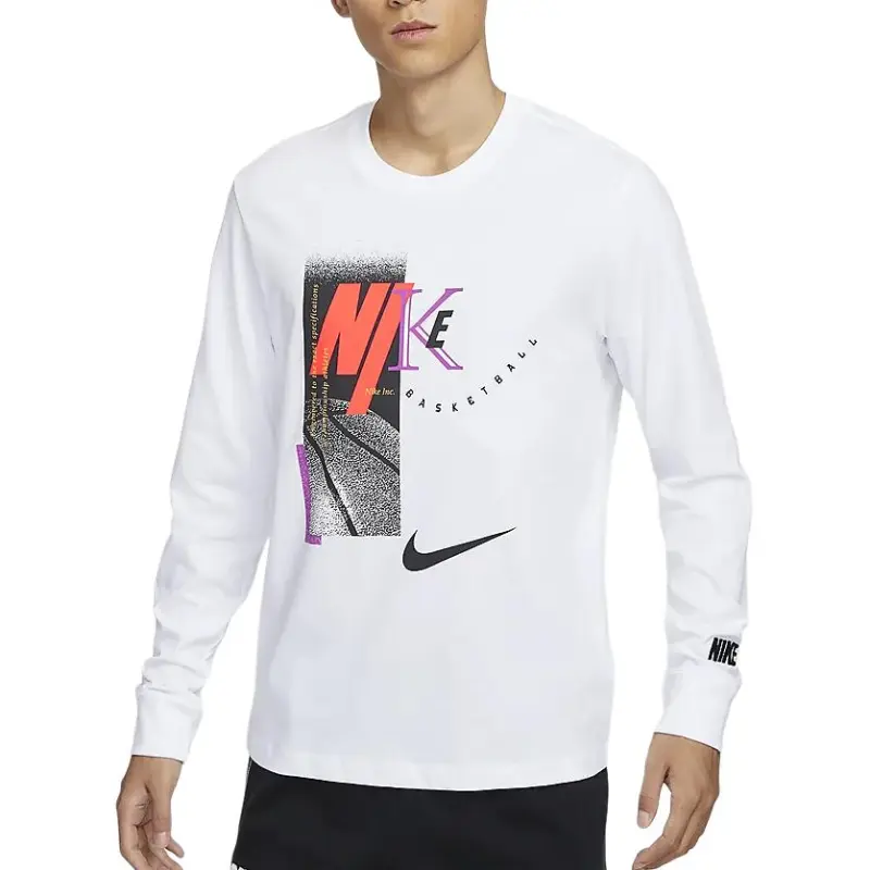 Nike T-Shirts Men White-2